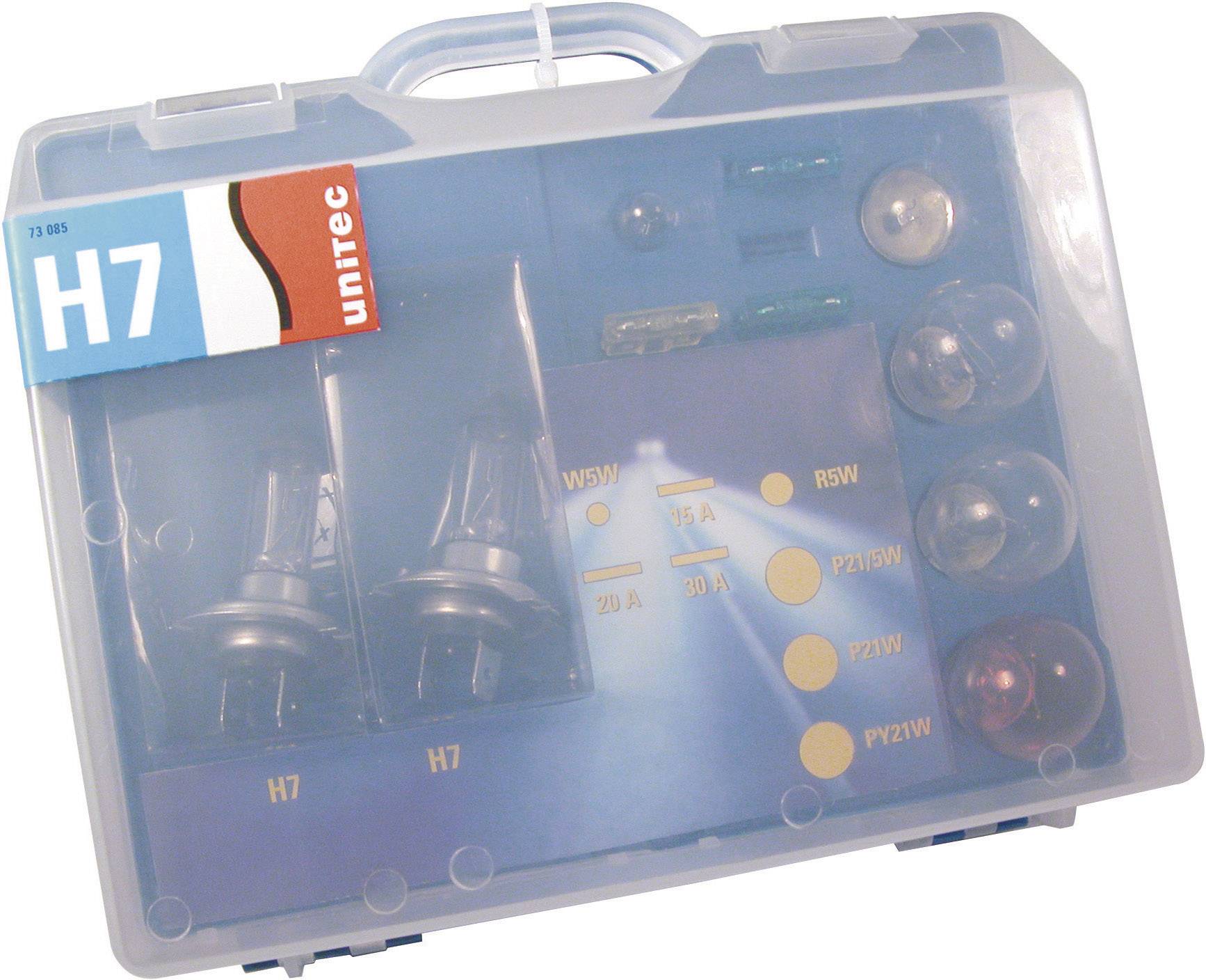 Unitec 73085 Leuchtmittel-Sortiment Standard H7 55 W 12 V