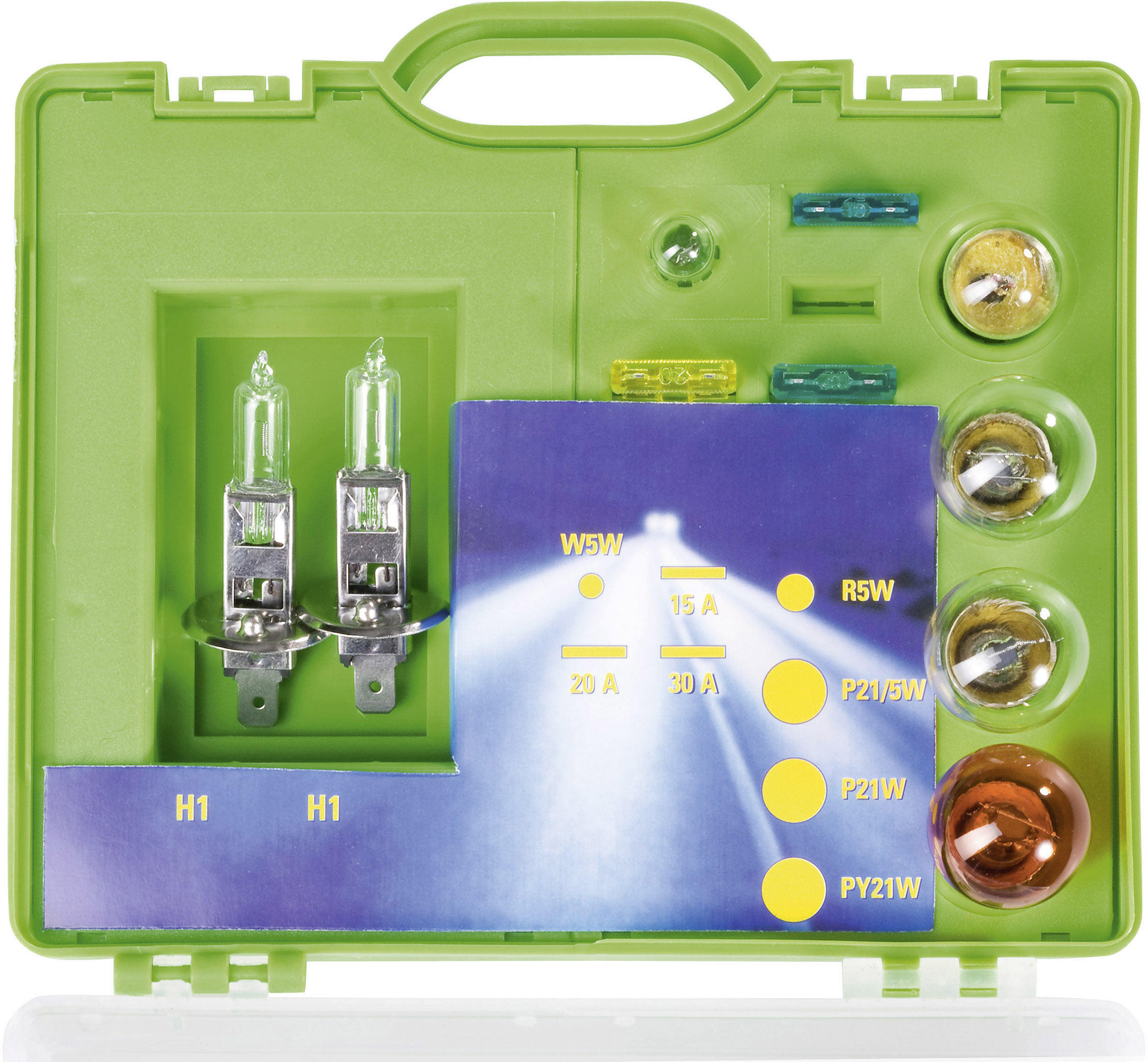Unitec 73086 Leuchtmittel-Sortiment Standard H1 55 W 12 V