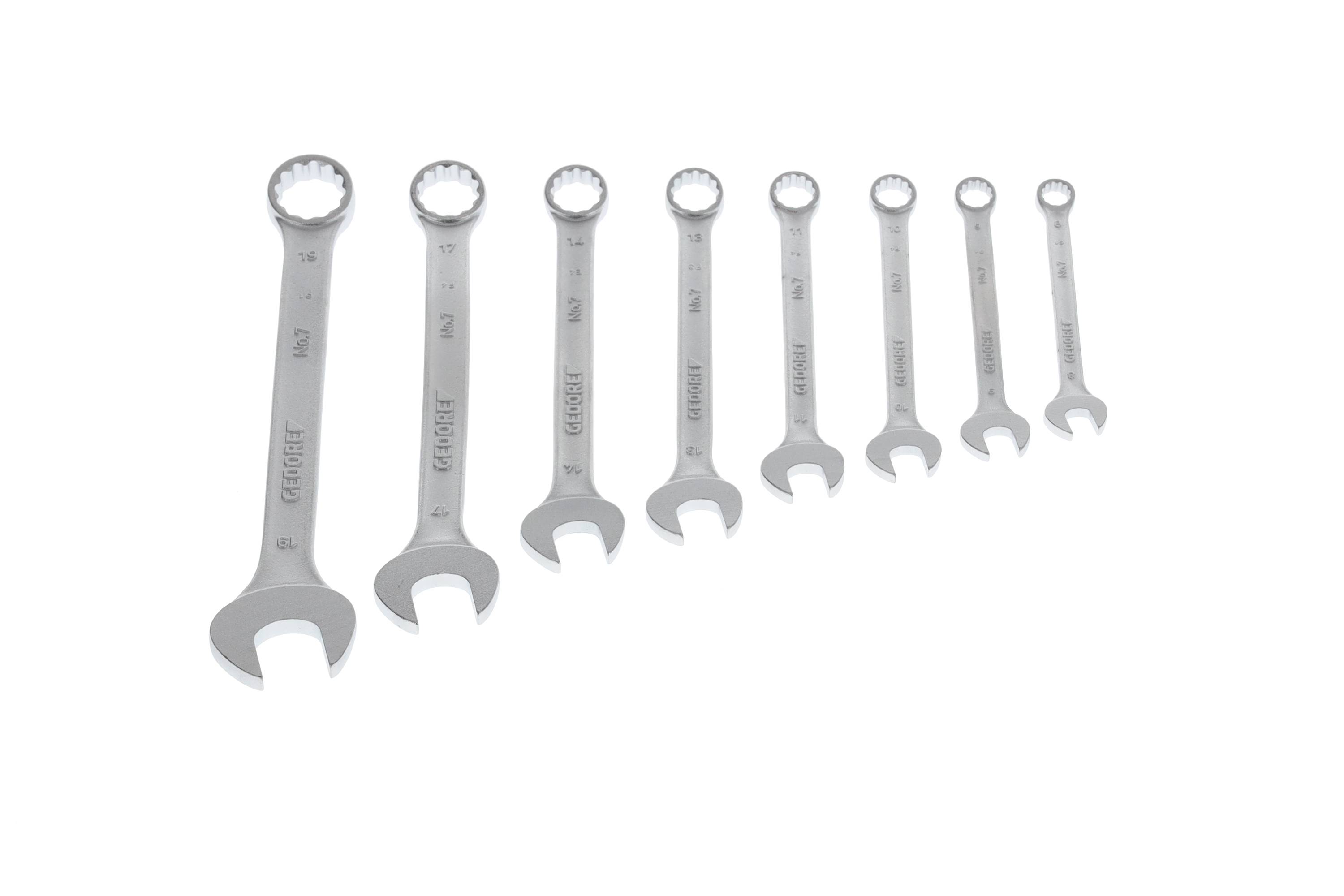Ringmaulschlüsselsatz abgewinkelt GEDORE 6092850 SW 8, 9, 10, 11, 13, 14, 17, 19 mm Ausführung 8-tlg.