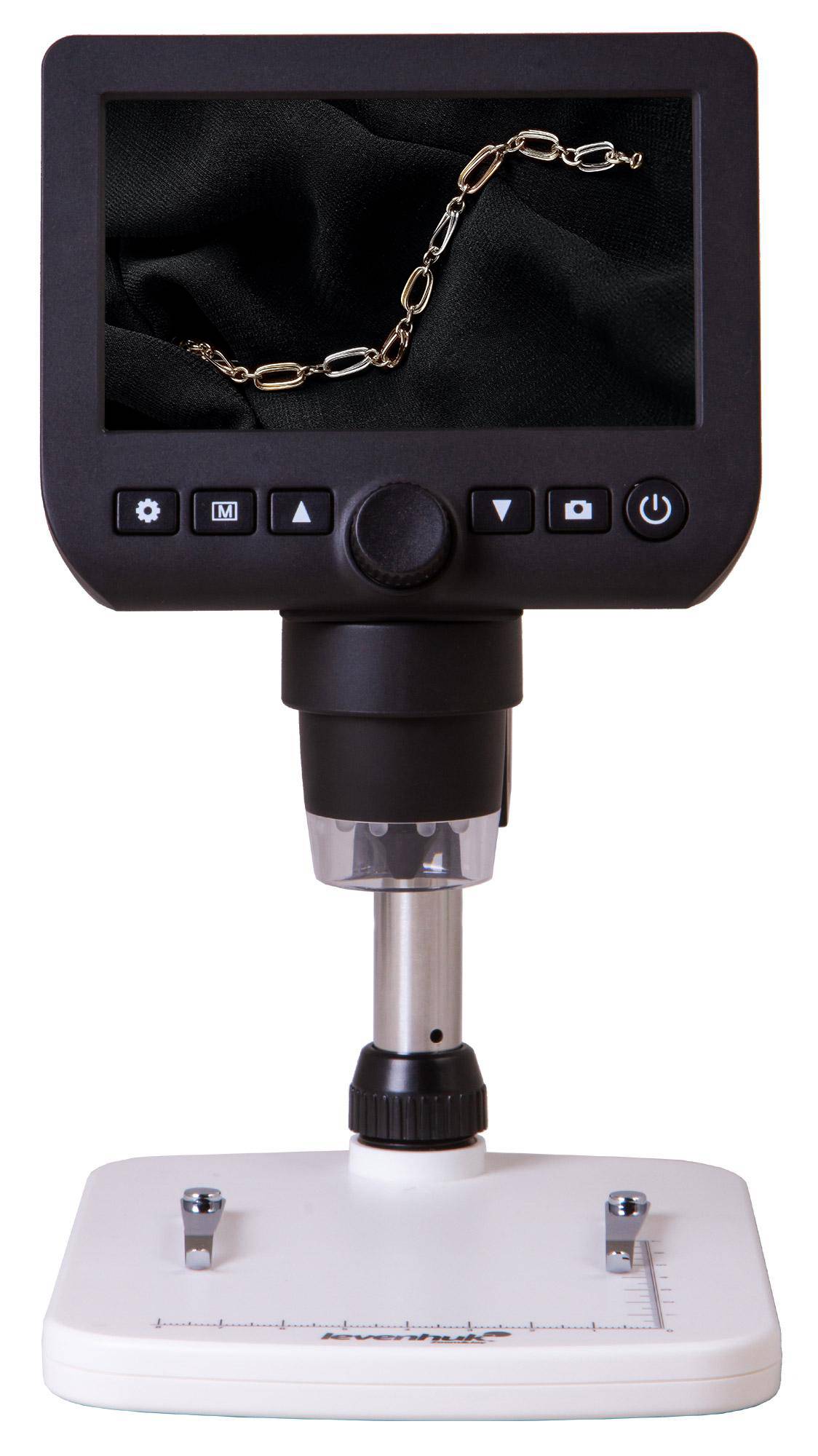 Levenhuk DTX 350 LCD, Digitales Mikroskop, Schwarz, Weiß, Kunststoff, LCD, 10,9 cm (4.3"), MicroSD (TransFlash)