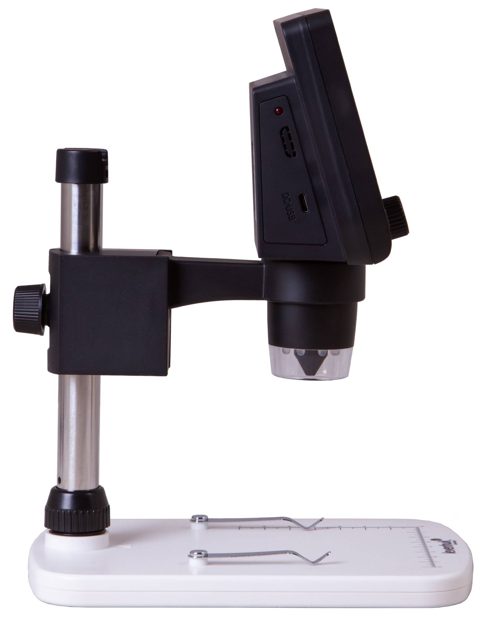 Levenhuk DTX 350 LCD, Digitales Mikroskop, Schwarz, Weiß, Kunststoff, LCD, 10,9 cm (4.3"), MicroSD (TransFlash)