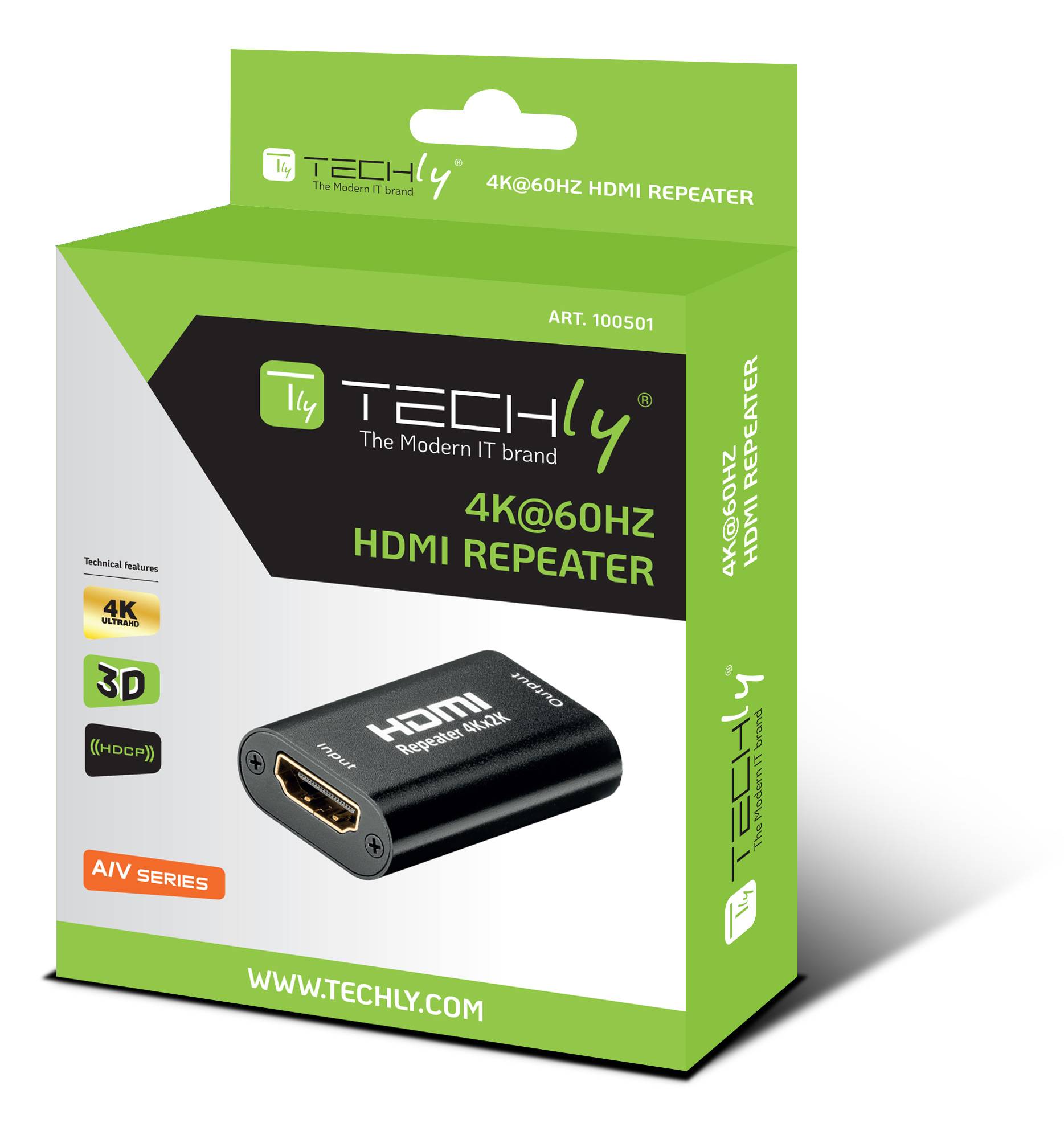 TECHly IDATA-HDMI2-RIP4KT HDMI® Repeater 40 m