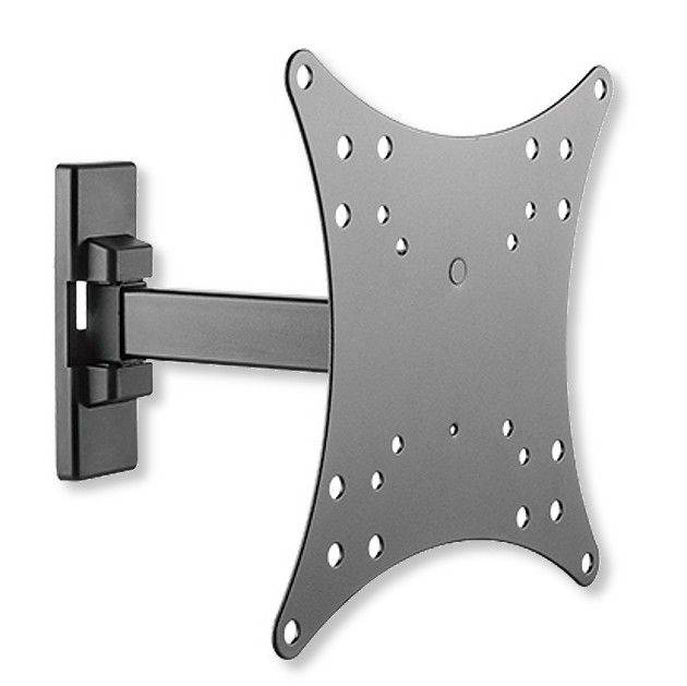 TECHly - Klammer - für LCD TV (einstellbarer Arm) - Schwarz - Bildschirmgröße: 58.4-106.7 cm (23"-42")
