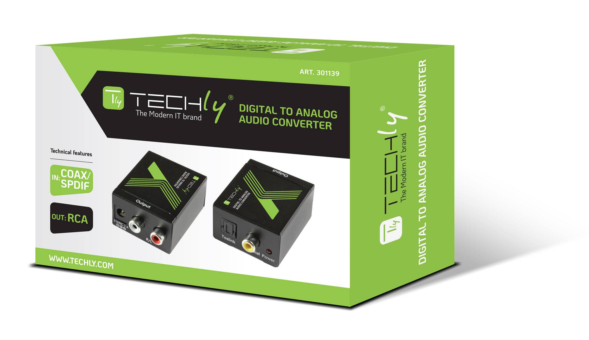 Digital Audio zu Analog Konverter -- Multimedia Sonstiges Klinke + Cinch +