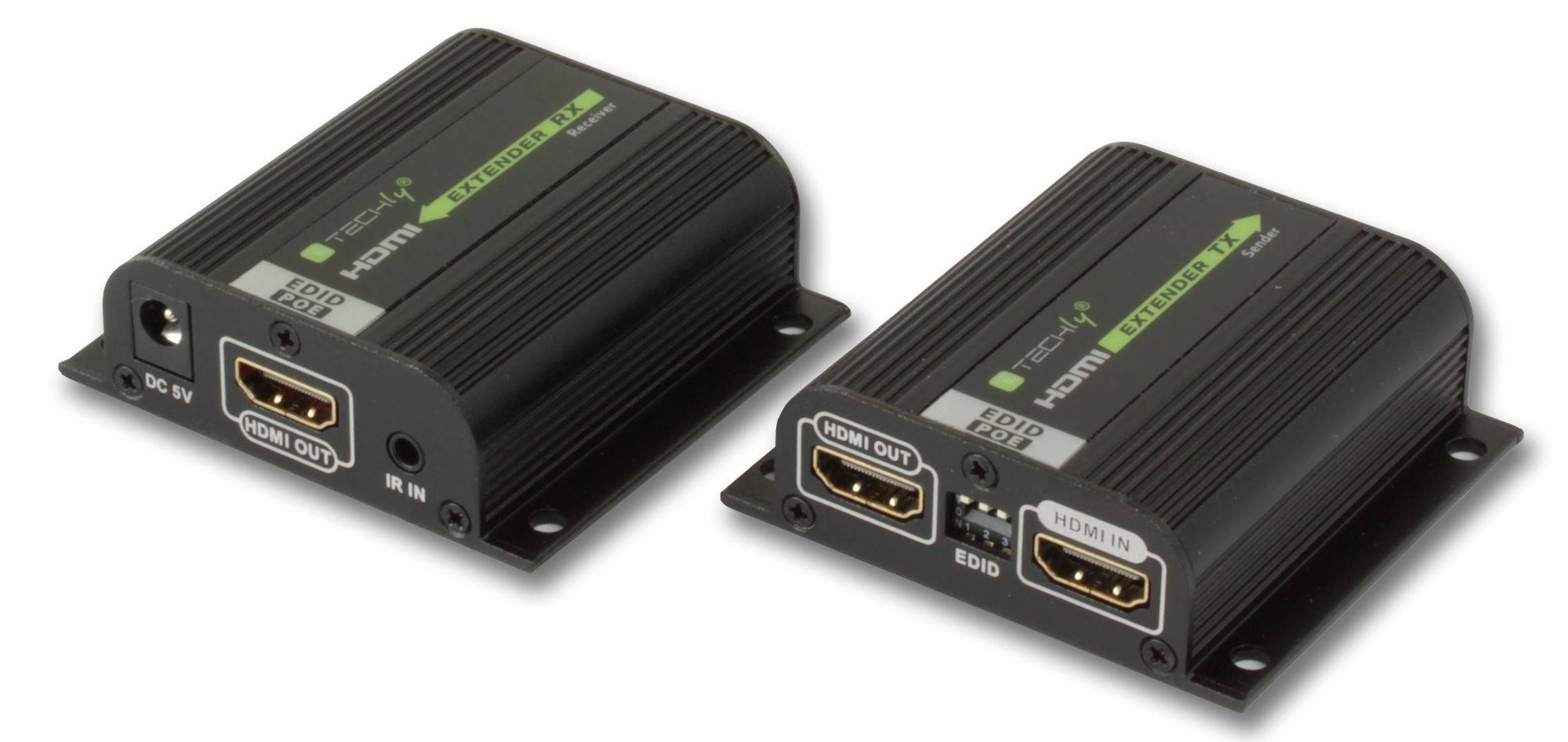 TECHly IDATA EXT-E70POED - Sender und Empfänger - Video-/Audio-/Infrarot-Übertrager - HDMI - bis zu 40 m