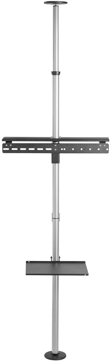 TECHly ICA-TR32 - Befestigungskit (Regal, Boden-zu-Decke-Befestigung, VESA-Halterung) - für Flachbildschirm - Aluminium