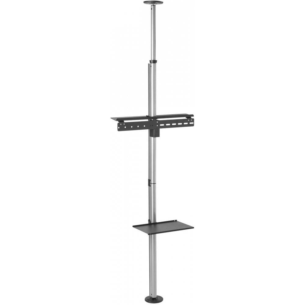 TECHly ICA-TR32 - Befestigungskit (Regal, Boden-zu-Decke-Befestigung, VESA-Halterung) - für Flachbildschirm - Aluminium