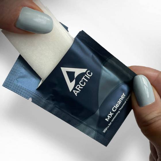 ARCTIC Reinigungst�cher 40Stck/PG zur Entfernung v. W�rmeleitpaste115 x 115 mm -