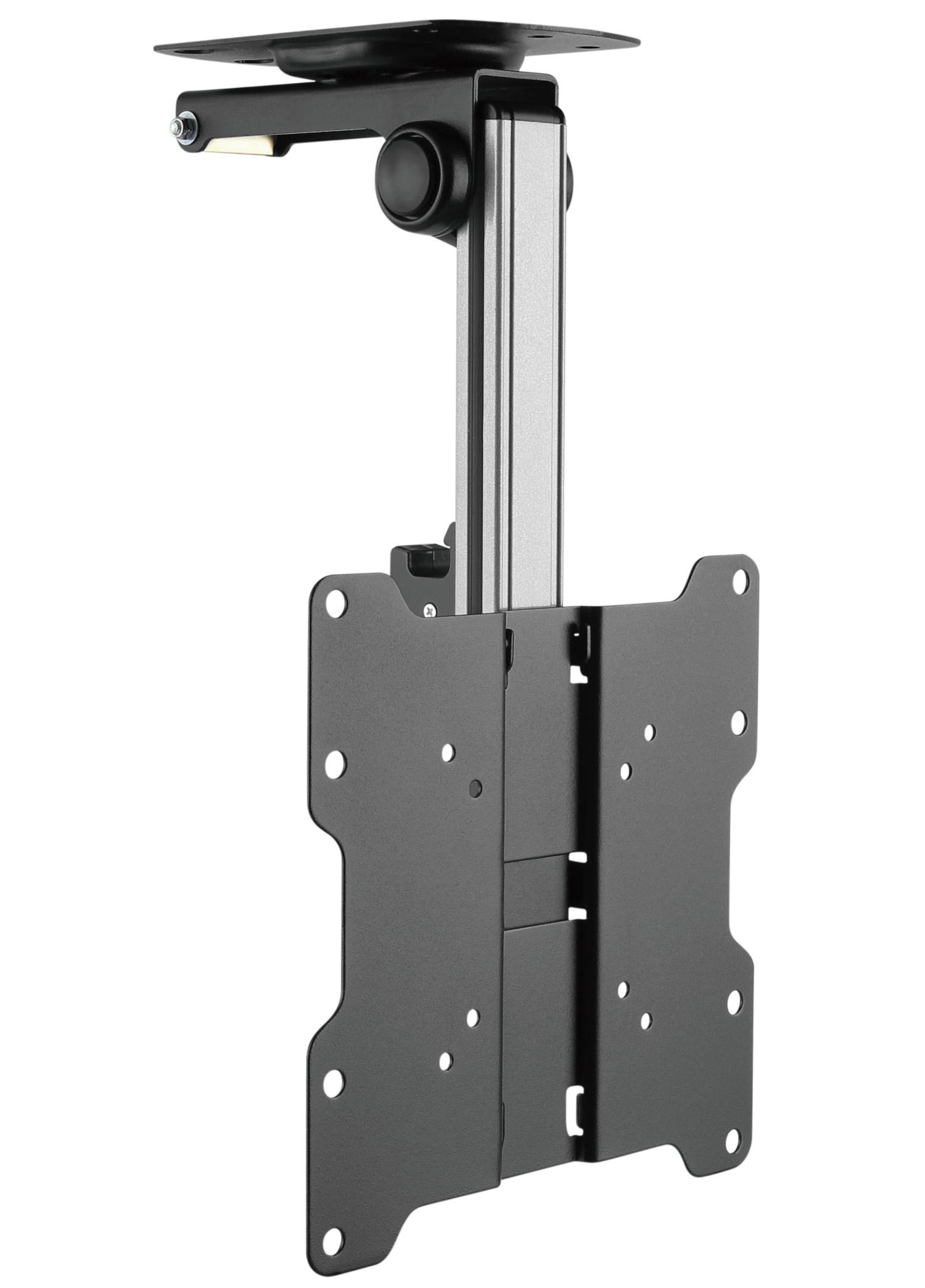 TECHly - Befestigungskit (Deckenhalterung) - für LCD TV - Stahl - Schwarz, Silber - Bildschirmgröße: 43.2-94 cm (17"-37"