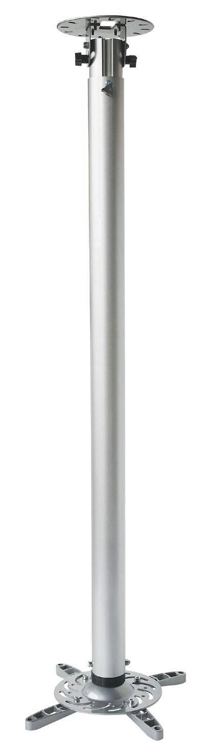 TECHly ICA-PM-104XL Beamer-Deckenhalterung Neigbar, Drehbar Boden-/Deckenabstand (max.): 1970 mm Silber