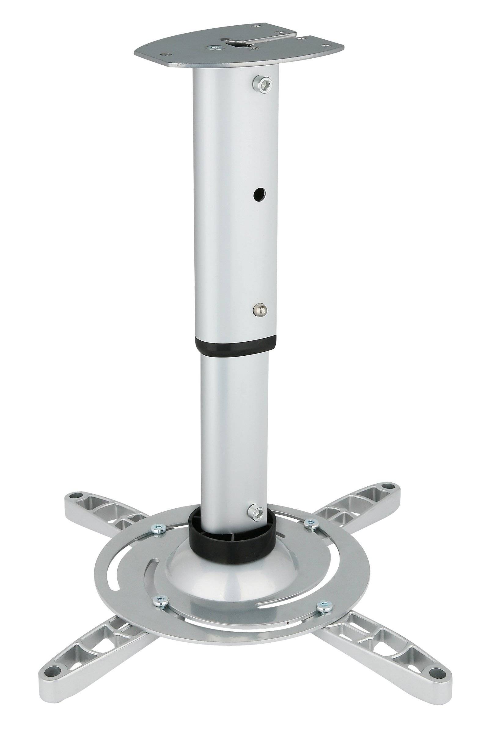 TECHly ICA-PM-102S Beamer-Deckenhalterung Neigbar, Schwenkbar Boden-/Deckenabstand (max.): 370 mm Silber
