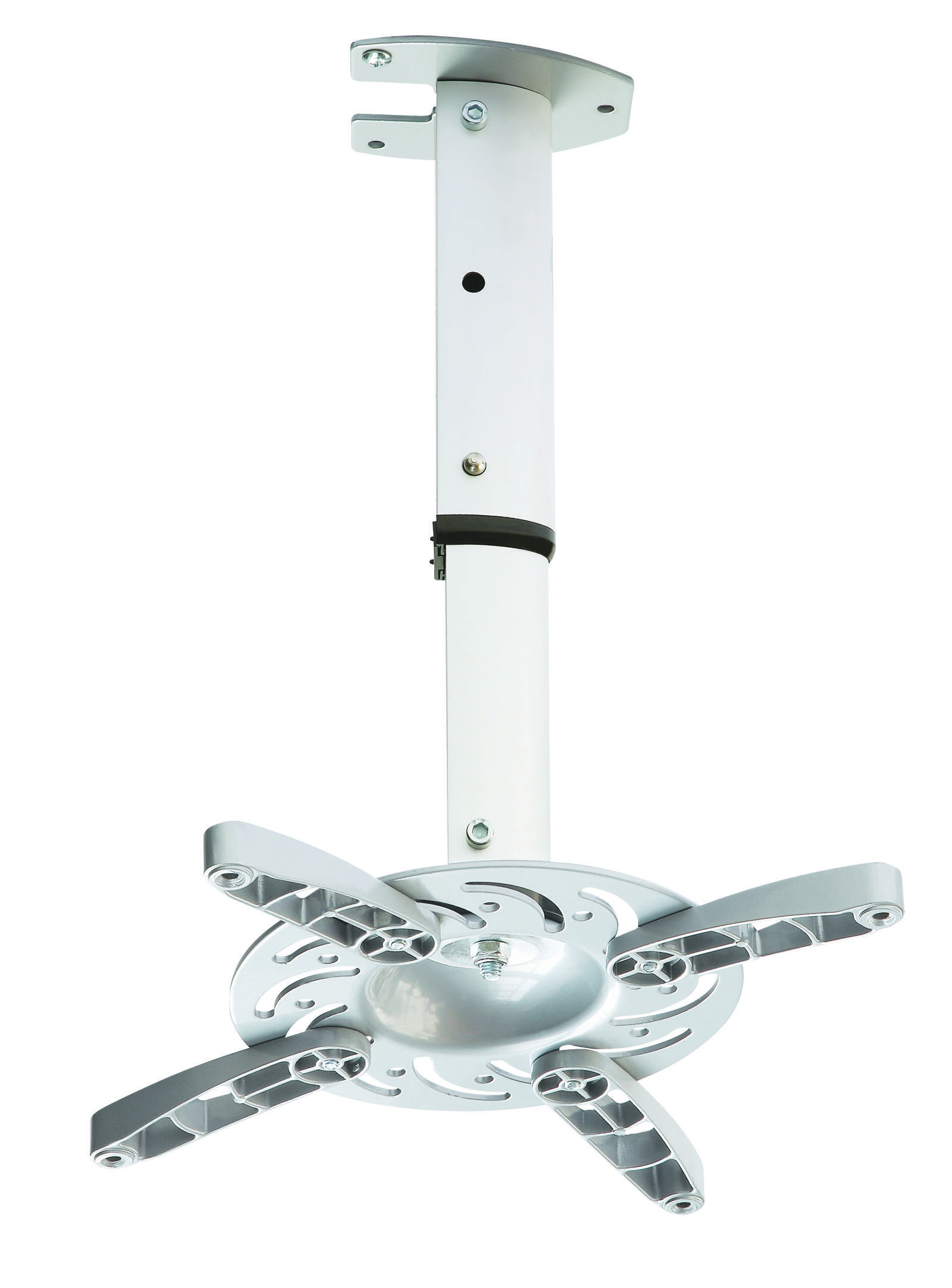 TECHly ICA-PM-102S Beamer-Deckenhalterung Neigbar, Schwenkbar Boden-/Deckenabstand (max.): 370 mm Silber