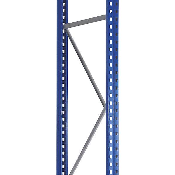 Palettenregal-Ständerrahmen Stahl Höhe 5000 mm Stützrahmen-BxT 100 x 1100 mm. SCHULTE 740147 49