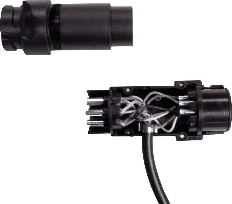 SecoRüt 30200 Kombistecker [Stecker 13polig, Stecker 7polig - Steckdose 13polig, Steckdose 7polig] ABS Kunststoff