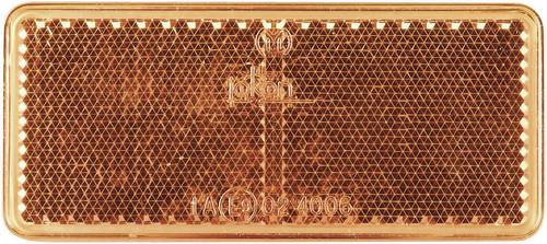 SecoRüt Refklektor Rechteck Orange (L x B) 90 mm x 40 mm