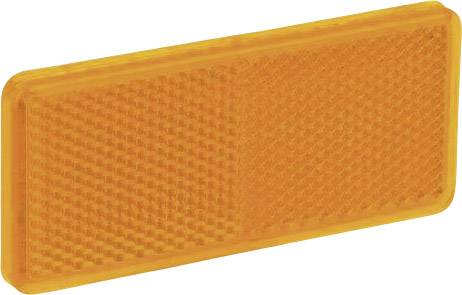 SecoRüt Refklektor Rechteck Orange (L x B) 90 mm x 40 mm