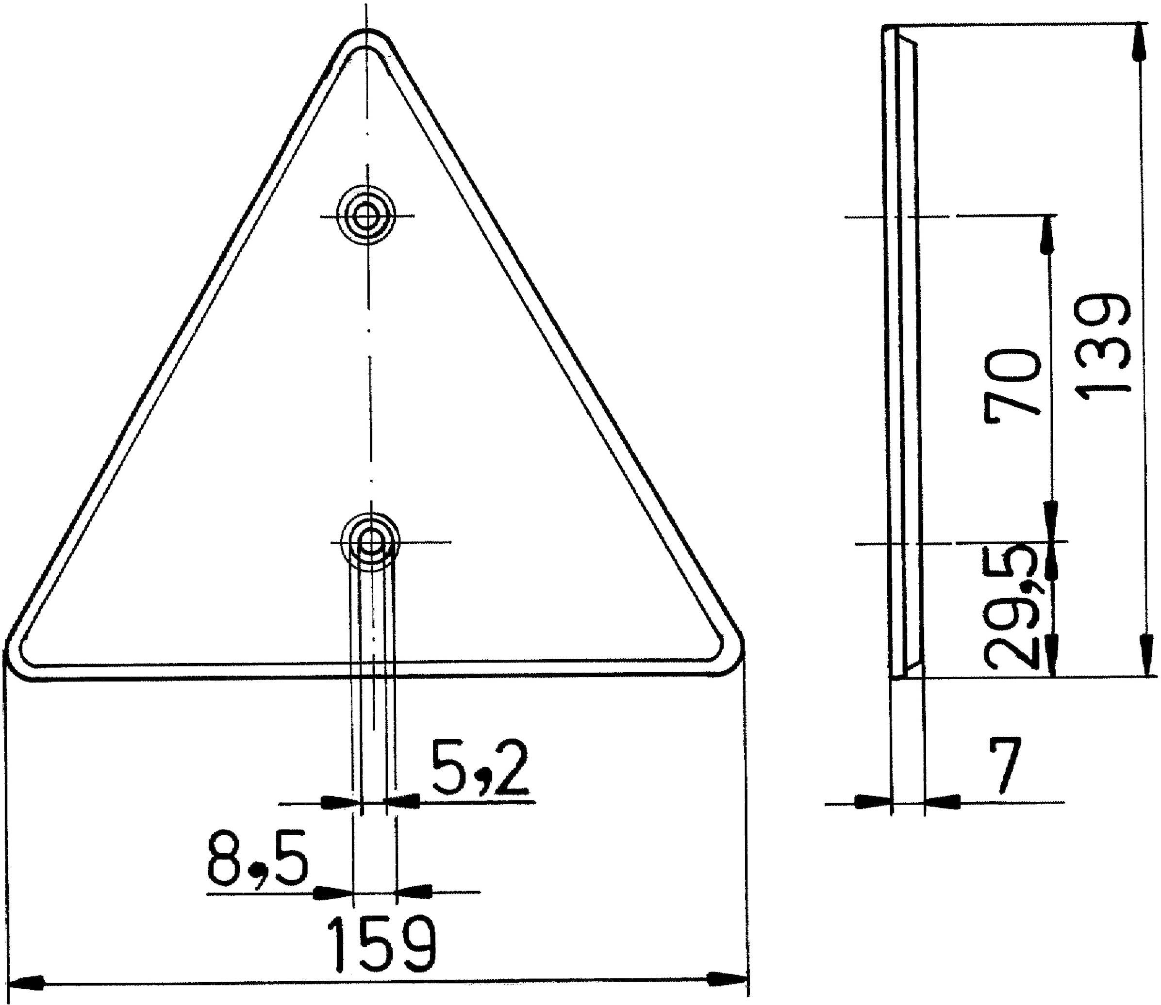 SecoRüt Reflektor Reflektor hinten Rot