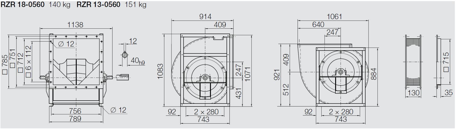 Nicotra-Gebhardt Radialventilator