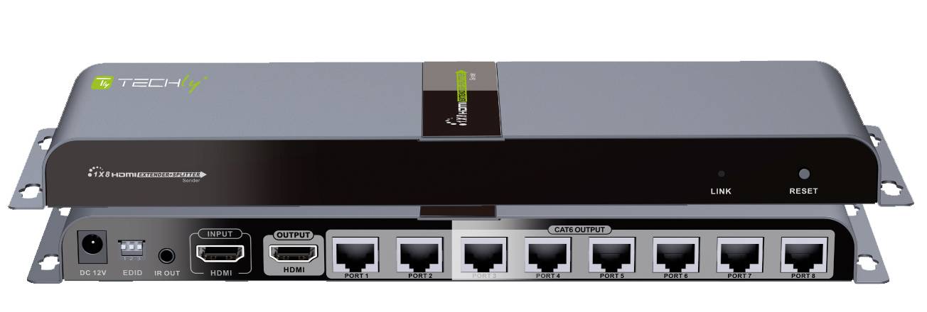 TECHly IDATA-EX-HL81TY HDMI® Extender (Verlängerung) über Netzwerkkabel RJ45 50m