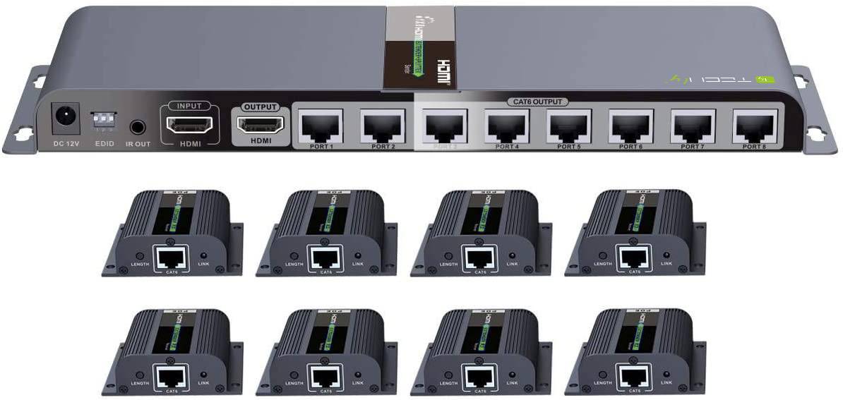 TECHly IDATA-EX-HL81TY HDMI® Extender (Verlängerung) über Netzwerkkabel RJ45 50m