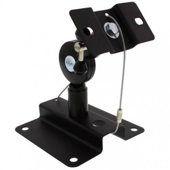 InLine® Lautsprecher Wandhalterung bis 15kg, 2er Set, schwarz