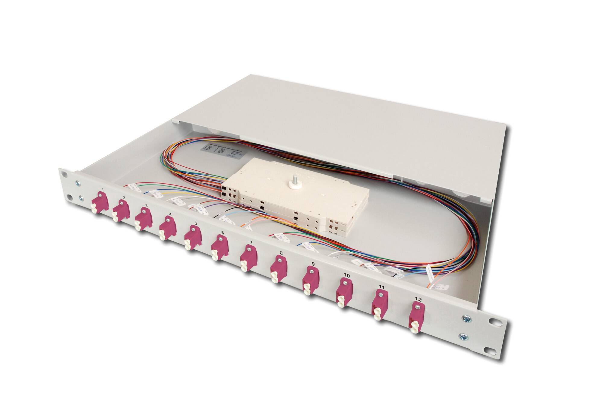 Digitus DN-96331-4 LWL-Patchpanel 12 Port LC 1 HE