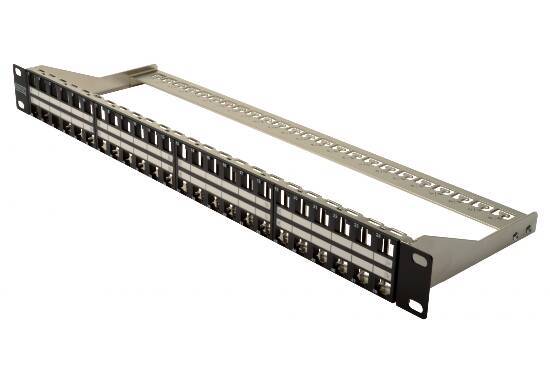 Digitus DN-91424 48 Port Netzwerk-Patchpanel 483mm (19") 1 HE Unbestückt