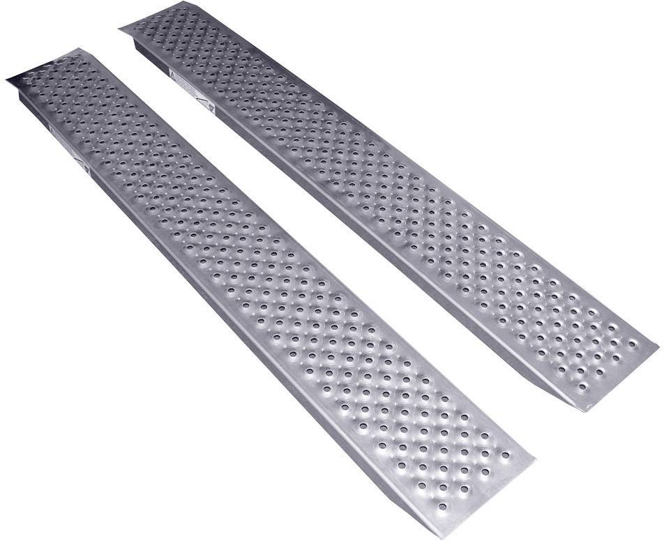Unitec 10320 Auffahrrampe 400kg Aluminium 150cm x 21.5cm x 3.5cm