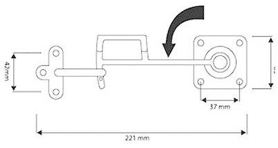 HP Autozubehör 0410235  Bordwandverriegelung  Stahl