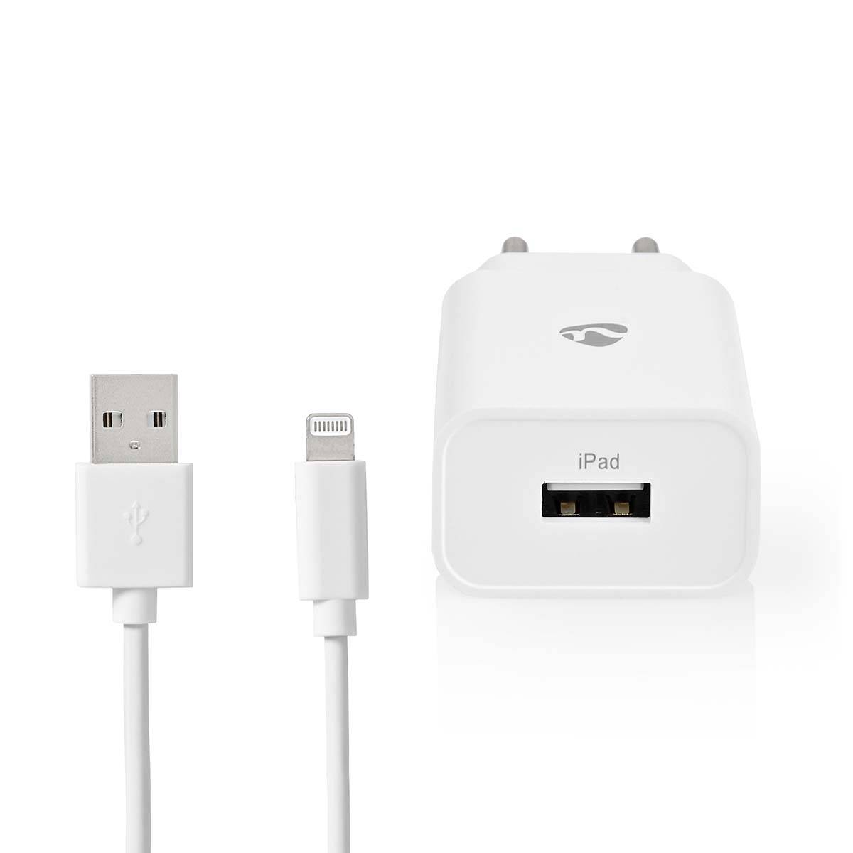 Netzladegerät| 1x 2.4 A| Anzahl der Ausgänge 1| USB-A| Lightning 8-Pin Lose