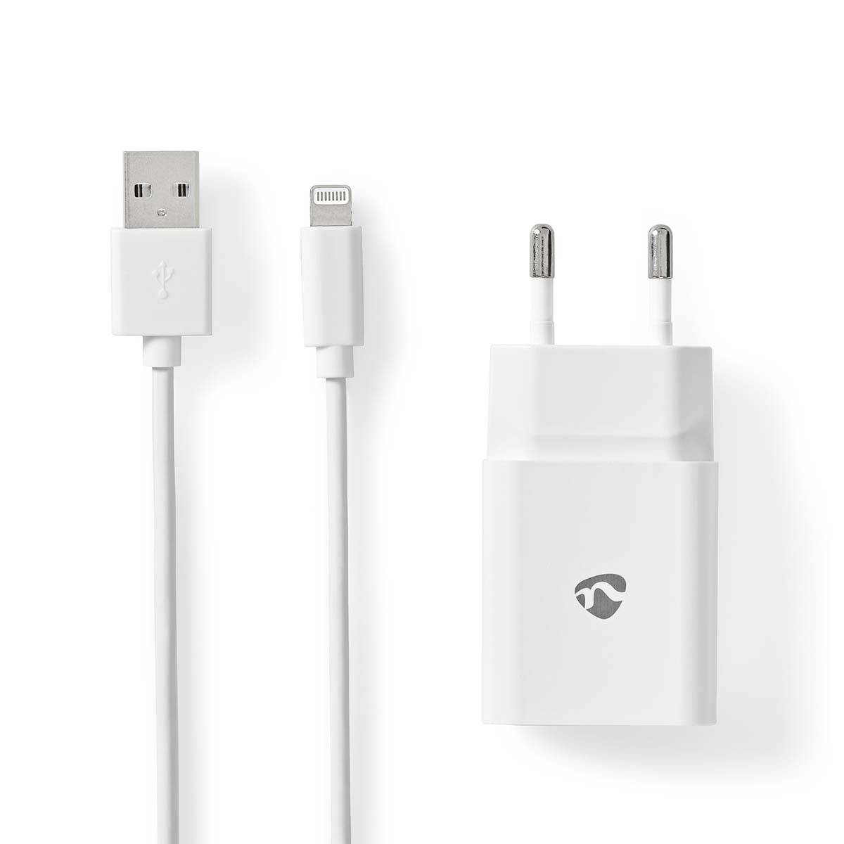 Netzladegerät| 1x 2.4 A| Anzahl der Ausgänge 1| USB-A| Lightning 8-Pin Lose