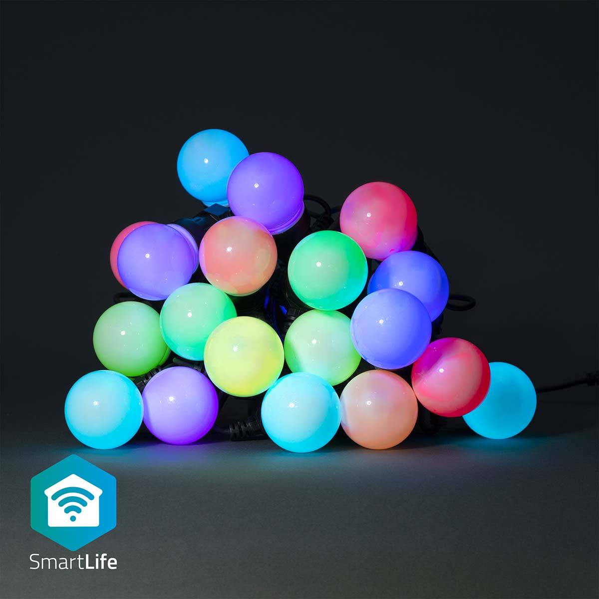 Nedis SmartLife Dekorative LED| Wi-Fi| RGB| 20 LED's| 10 m| Android