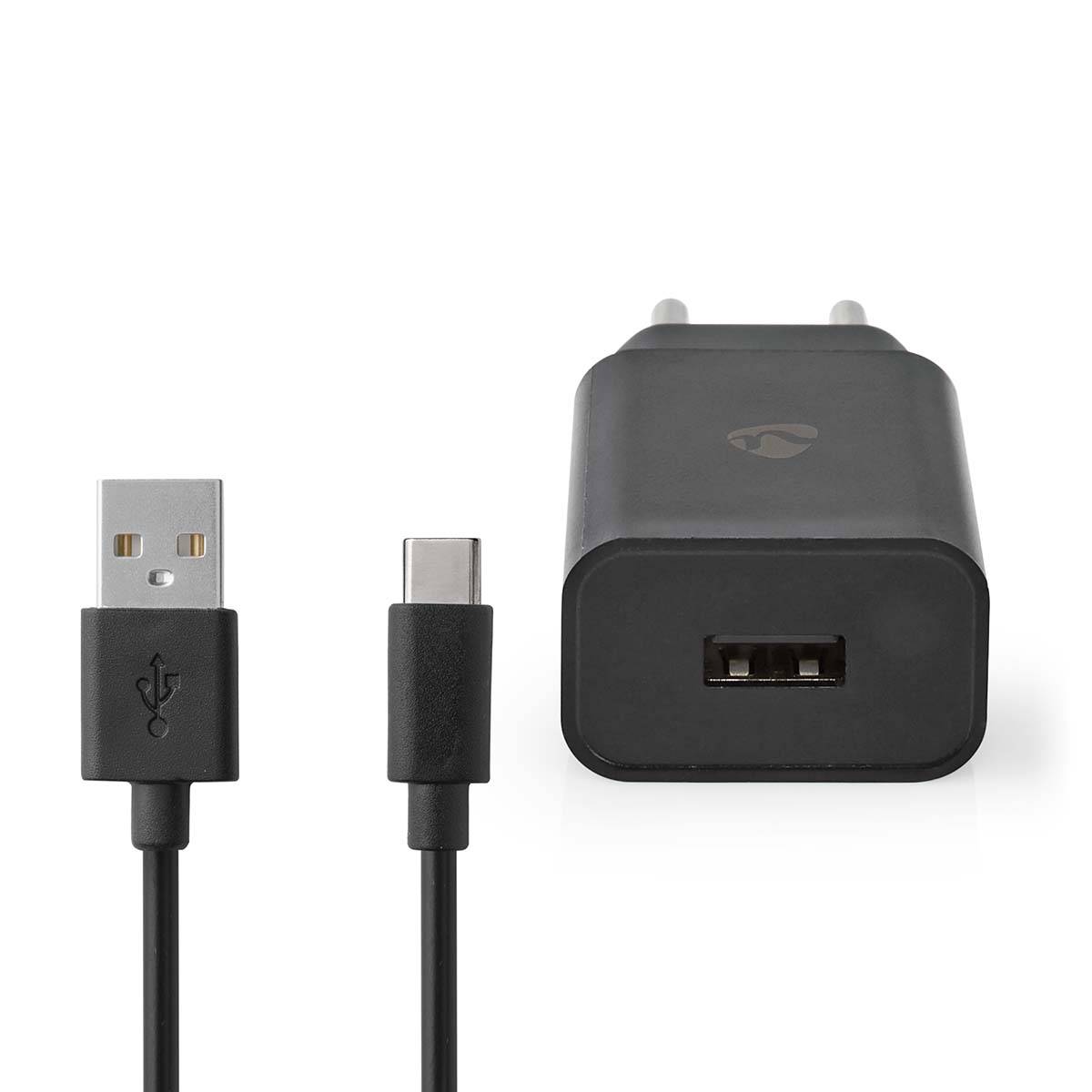 Netzladegerät| 1x 2.4 A| Anzahl der Ausgänge 1| USB-A| USB Type-C Lose Kabel
