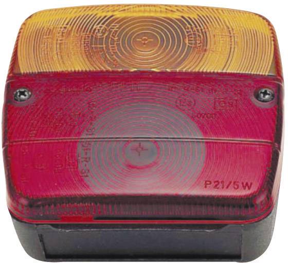 Berger & Schröter Beleuchtungssatz 7-polig Blinker, Bremslicht, Kennzeichenleuchte, Rückleuchte hinten, links, rechts 12 V inkl. Magnethalter