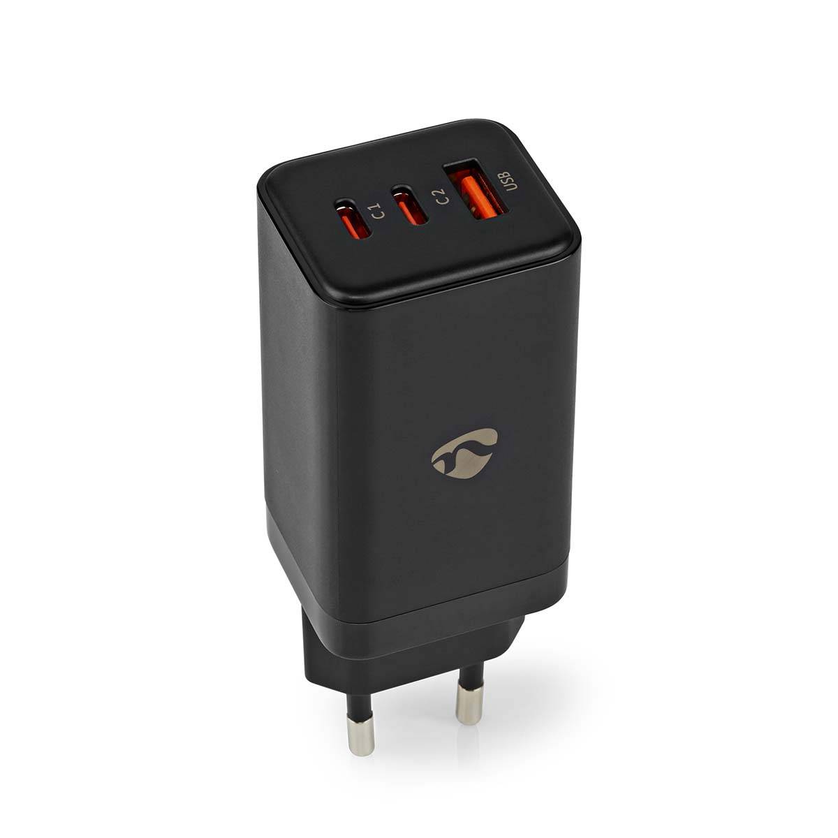 Universal GaN Wall Charger - Indoor - AC - 20 V - Schwarz
