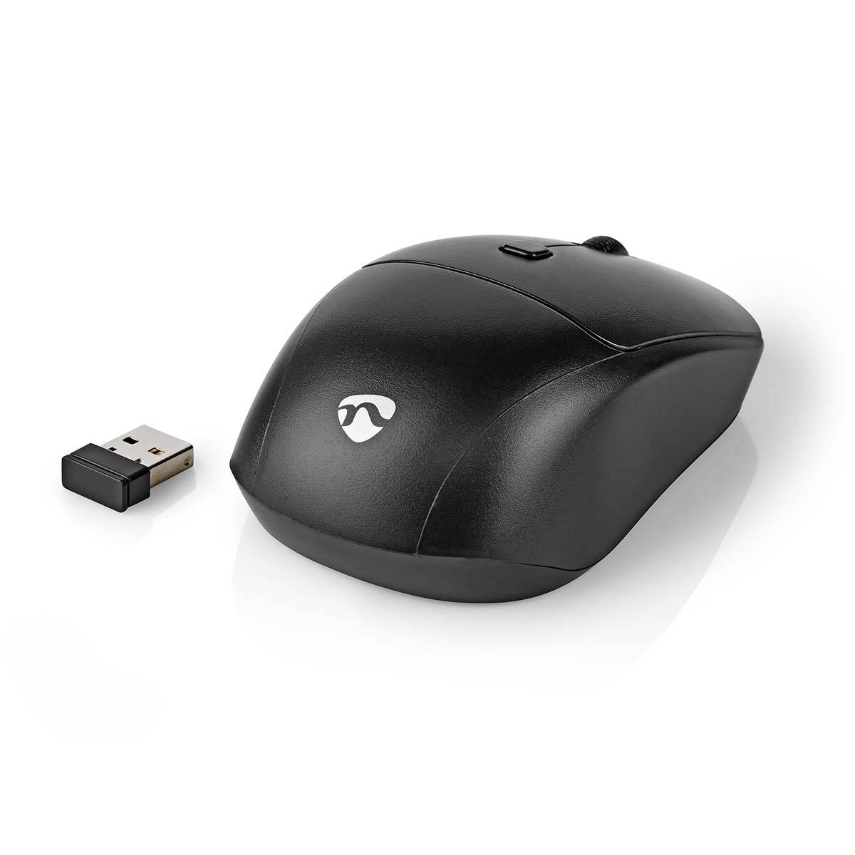 KBMCW100BKND - Volle Größe (100%) - RF Wireless - Membran Key Switch - QWERTY -