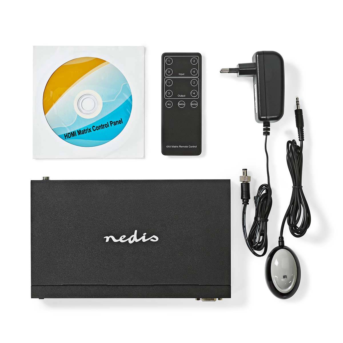 Nedis HDMI Matrix Switch | VMAT3494AT | Schwarz