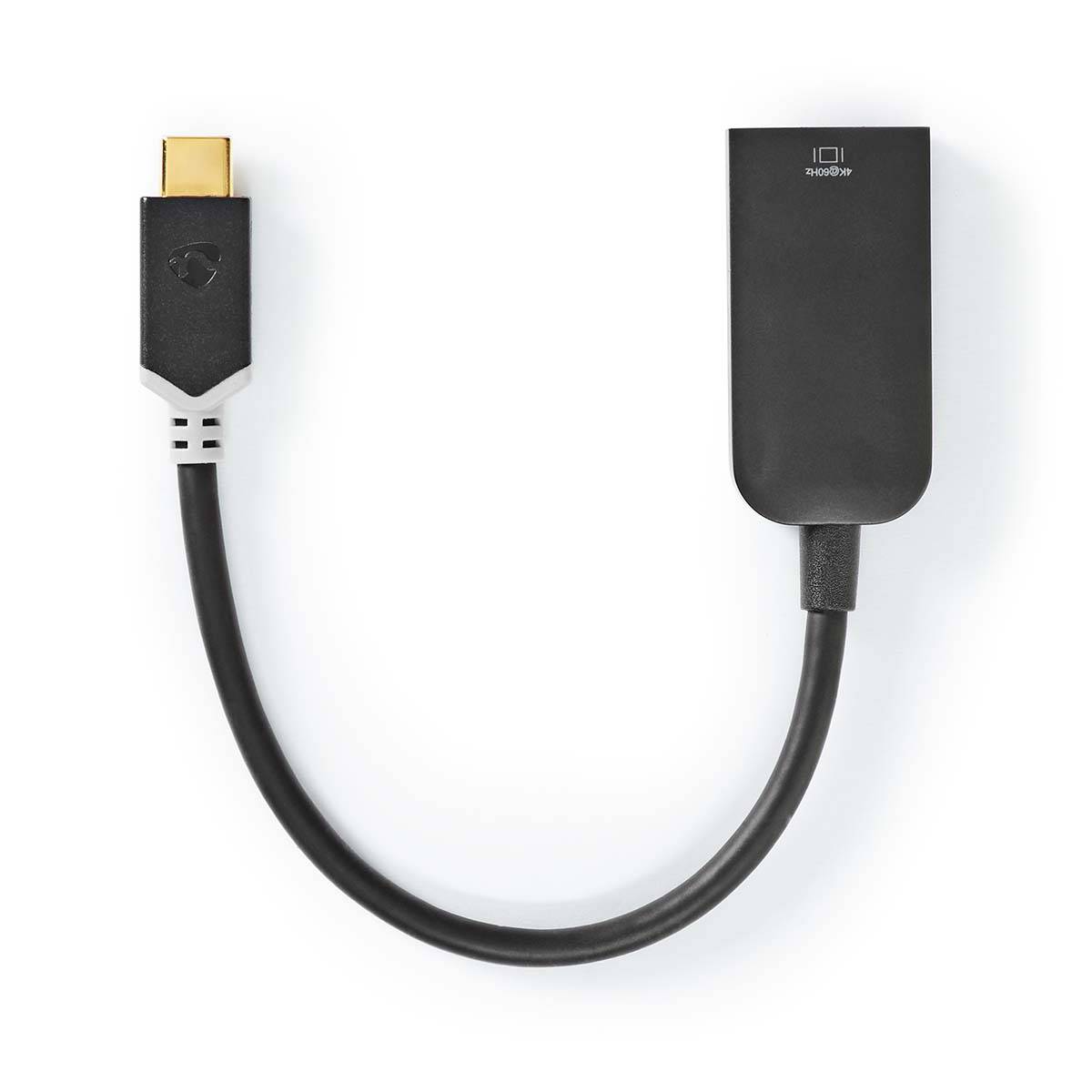 Nedis CCBW64652AT02, 0,2 m, USB Typ-C, HDMI, Männlich, Weiblich, Gerade