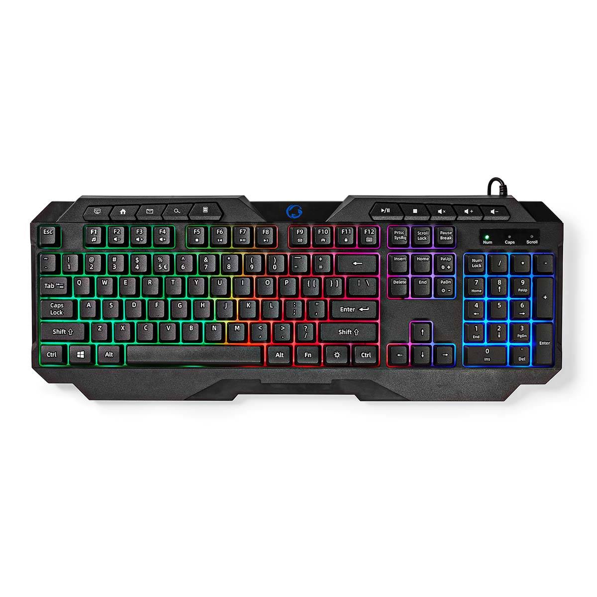Nedis Wired Gaming Keyboard | GKBD110BKUS | Schwarz