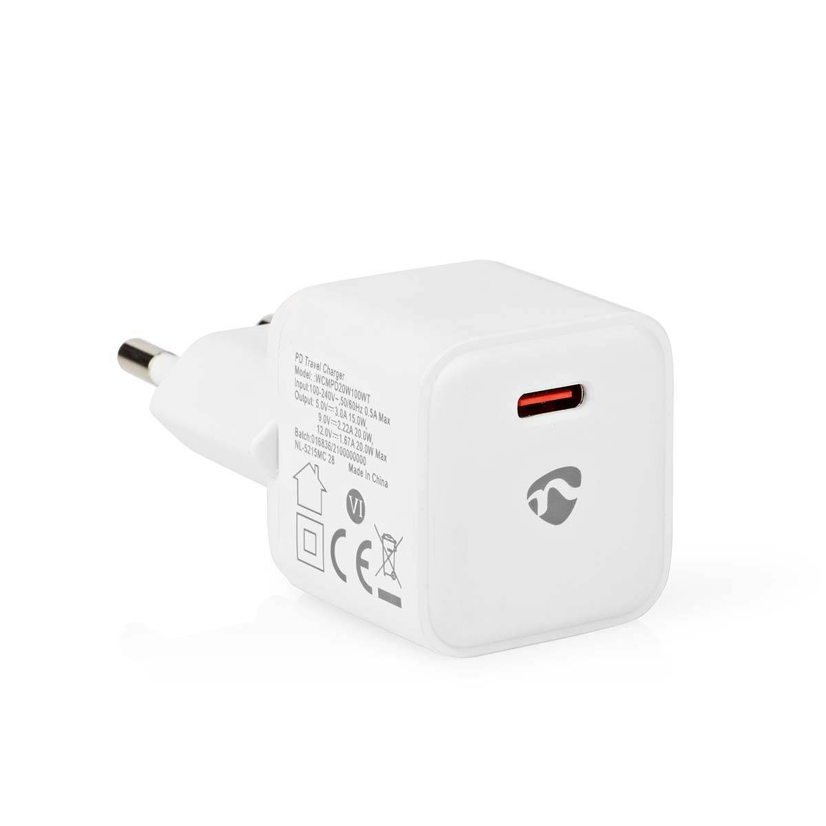 Mini Wall Charger - Indoor - AC - 12 V - Weiß