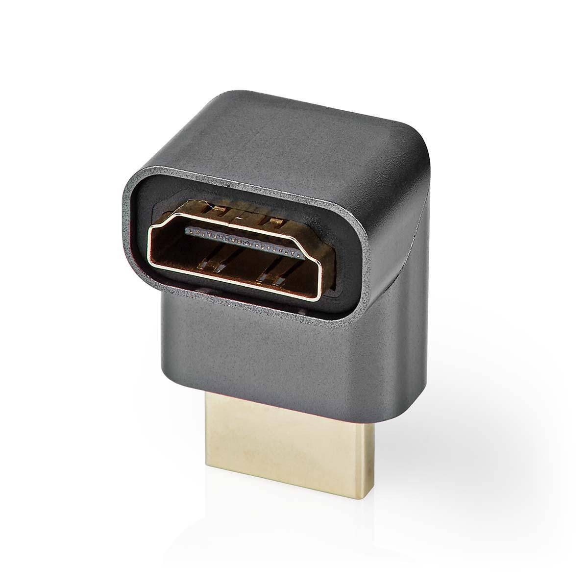 270° HDMI-Stecker zu HDMI-Buchse Adapter aus Aluminium