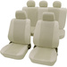 Petex 26174809 Sydney Sitzbezug 11teilig Polyester Beige Fahrersitz, Beifahrersitz, Rücksitz