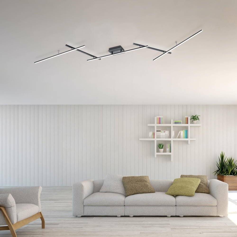 LED Deckenleuchte RGBW Arvin in Schwarz-matt 22W 2600lm