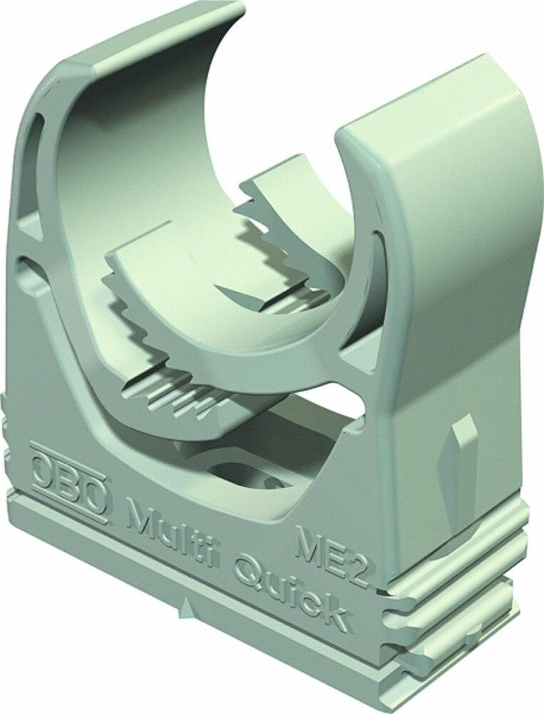 Rohrschelle Ø16-20mm Multi-Quick Kst gr anreihb Schraubl M-QUICKM20LGR