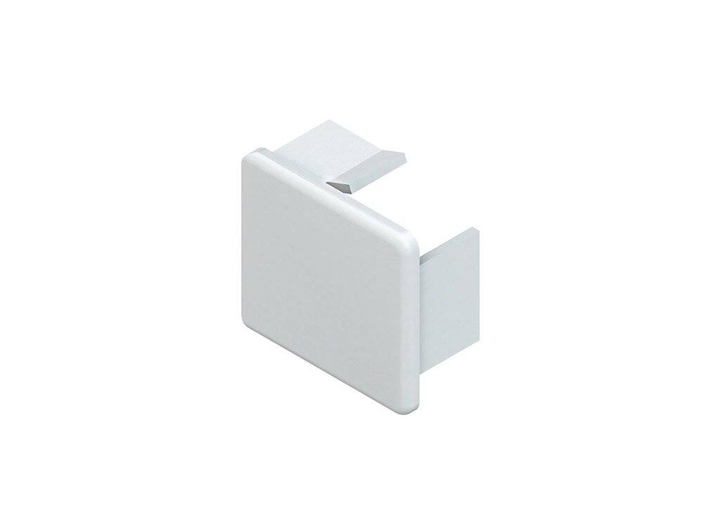 Kleinhuis Endstück rws 30x30 RAL9010 E3030.3 32 mm, 30 mm