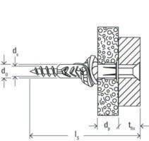 Fischer Deutschl. Universaldübel UX 6x50 6 mm, 4 60 50 mm