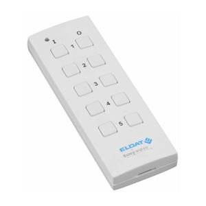ELDAT Handsender RT34-5005-01-02K 5-Kanal, signalweiss RAL9003 Install.Baumaterial KNX