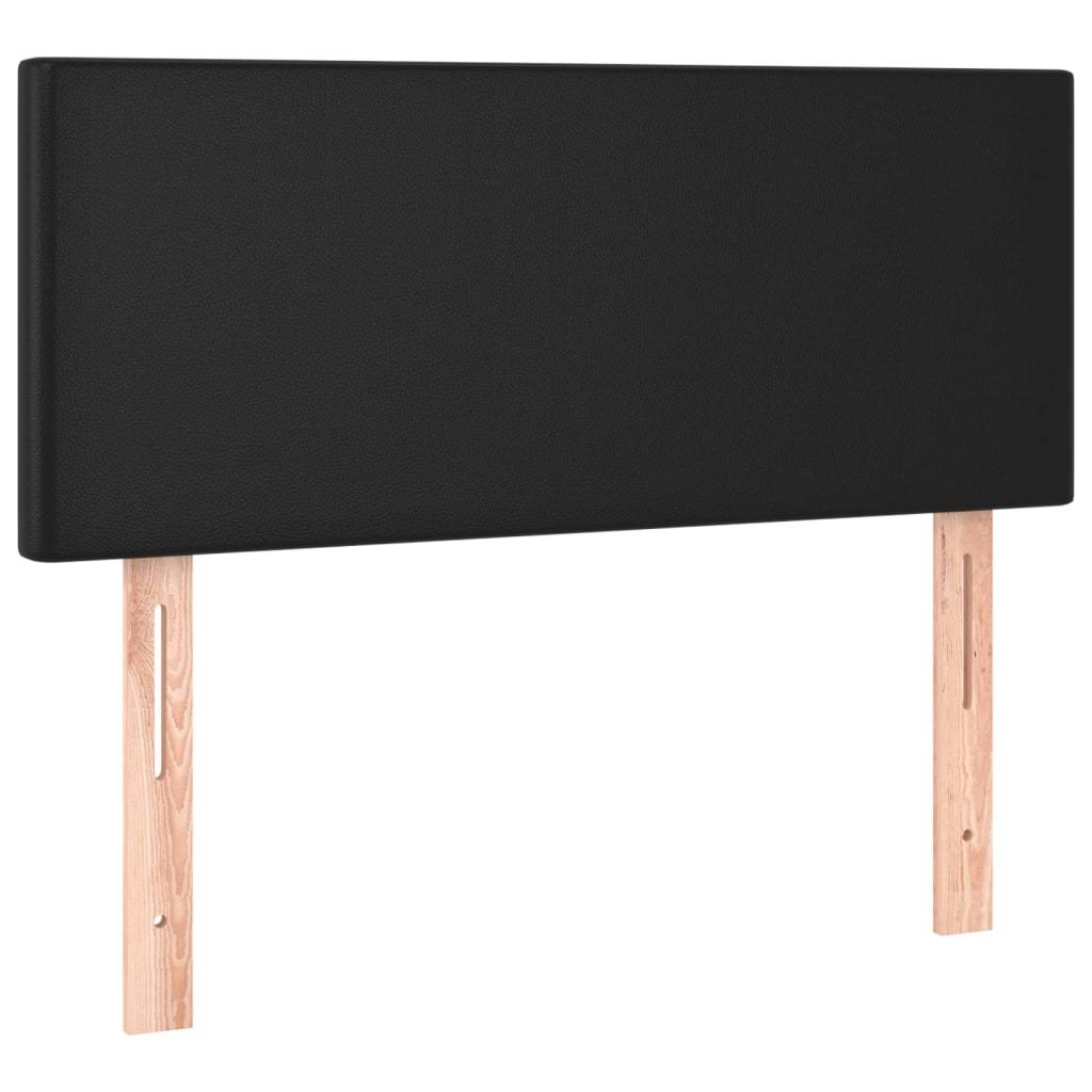 vidaXL Kopfteil Schwarz 90x5x78/88 cm Kunstleder
