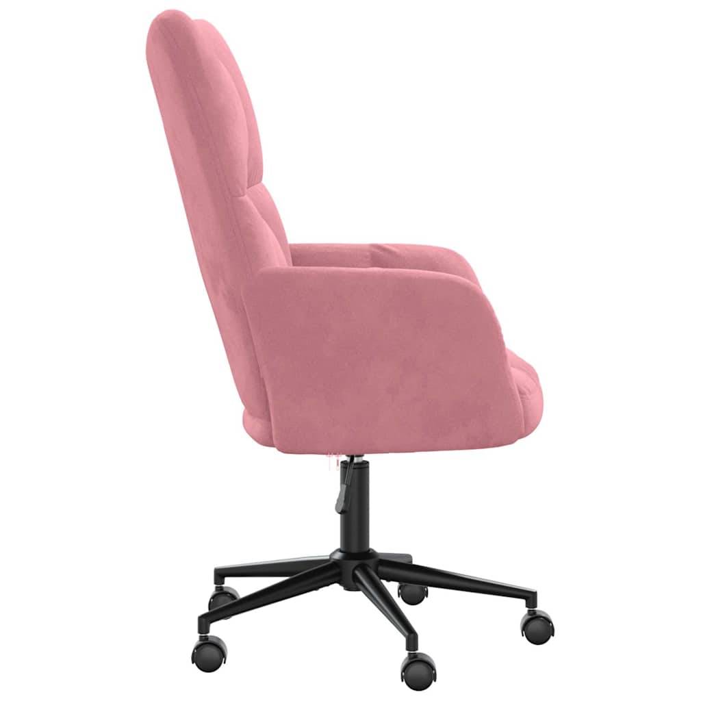 vidaXL Relaxsessel Rosa Samt