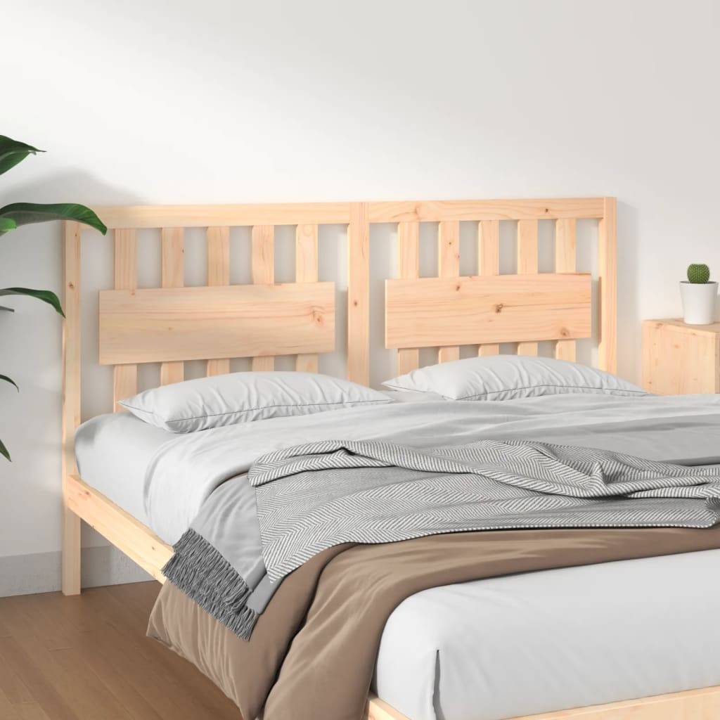 vidaXL Bett-Kopfteil 155,5x4x100 cm Massivholz Kiefer